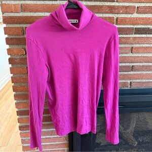 American Giant luxe rib pink Turtleneck